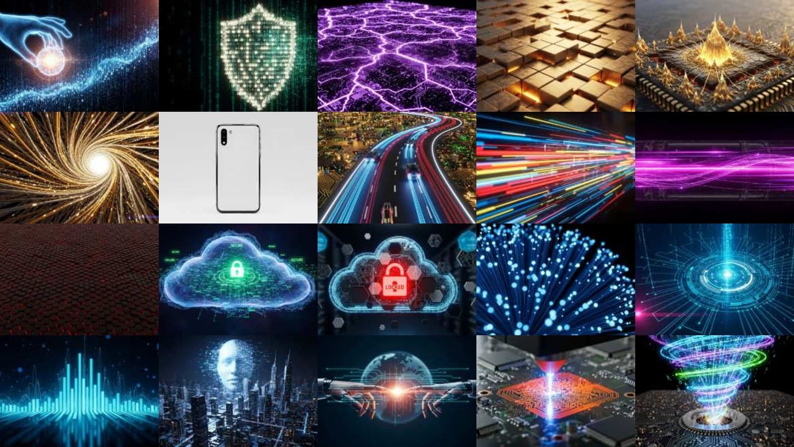 Advanced Glowing Tech Collection