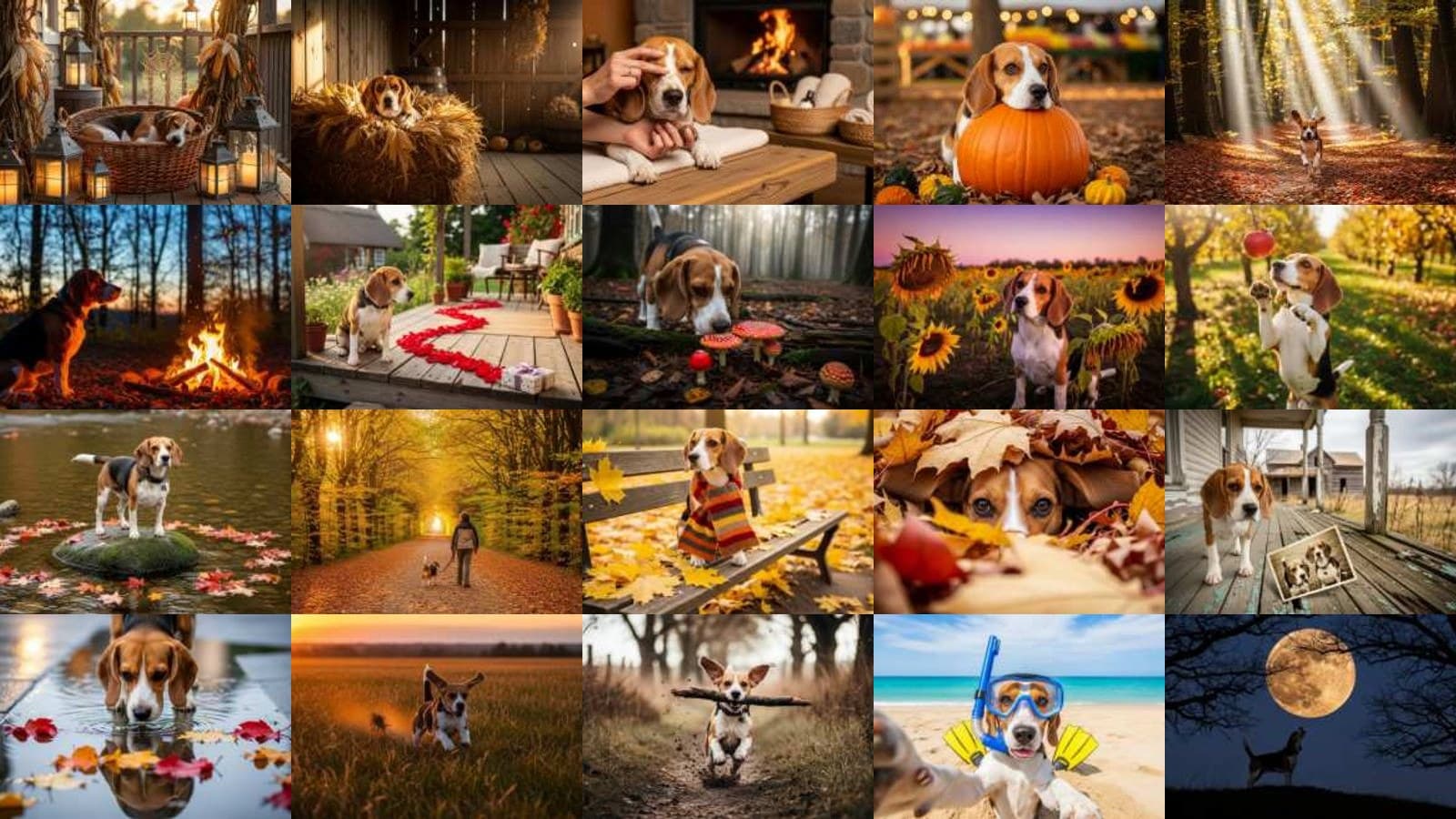 Beagle Dog Portraits Gallery