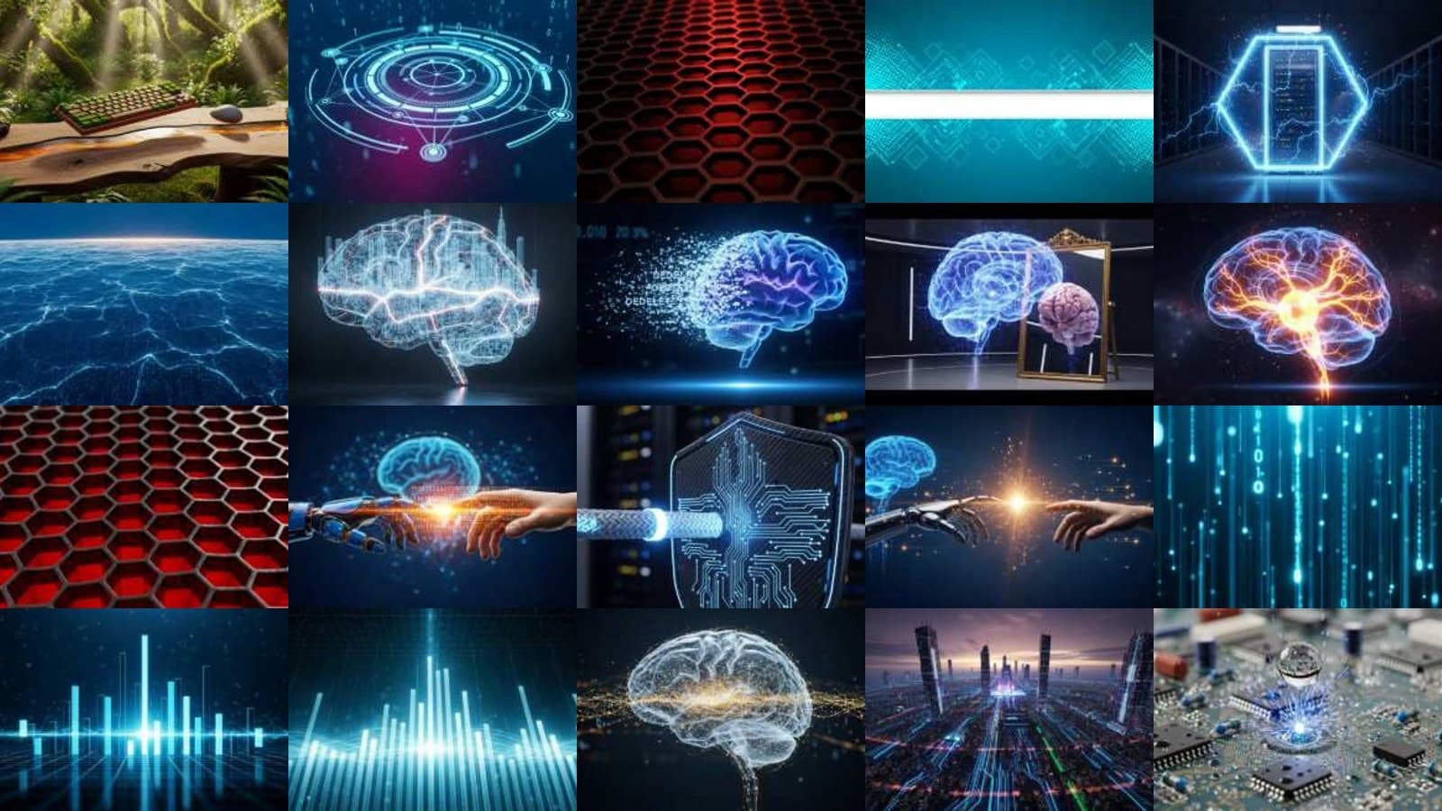 Blue Tech Visuals Bundle