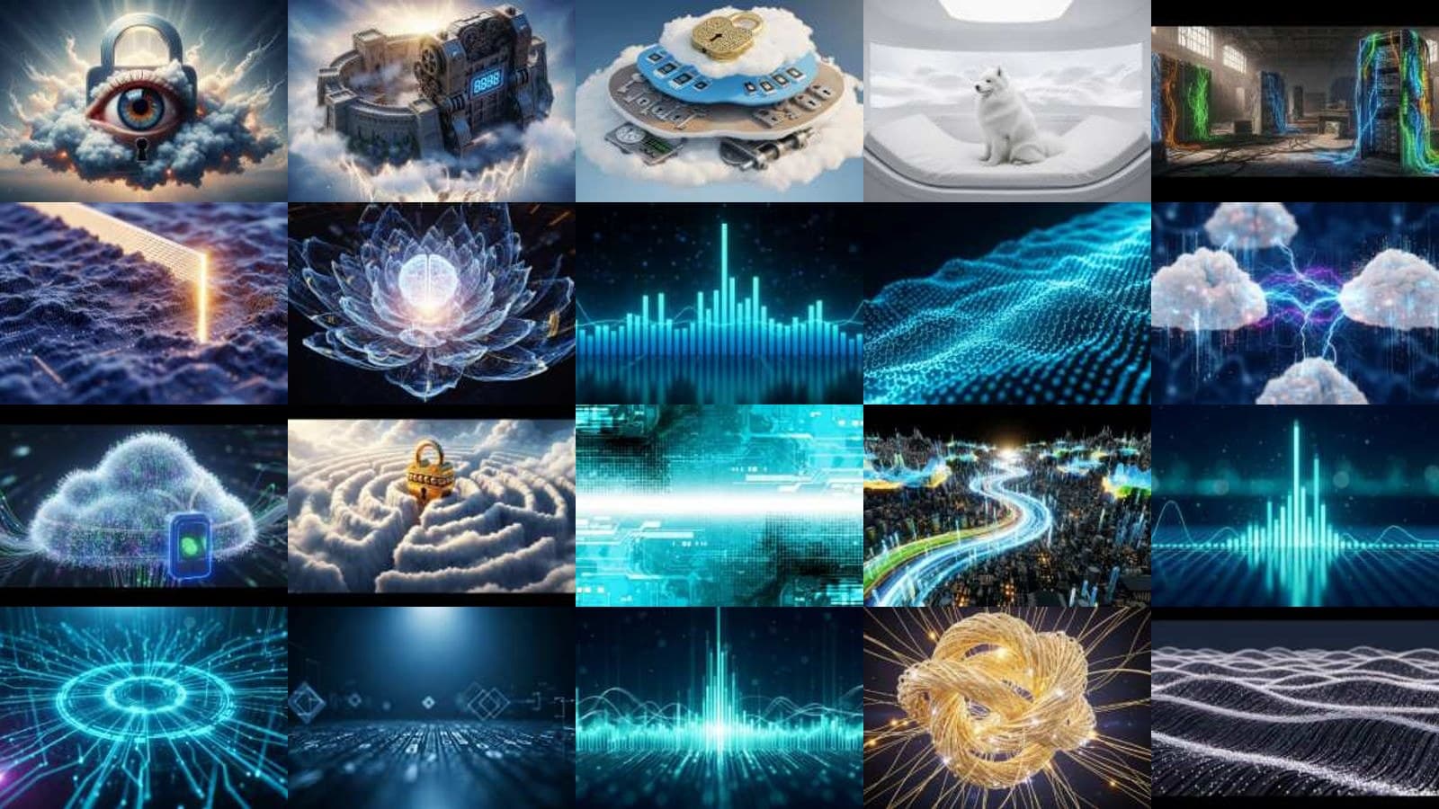 Cloud Abstract Technology Pack