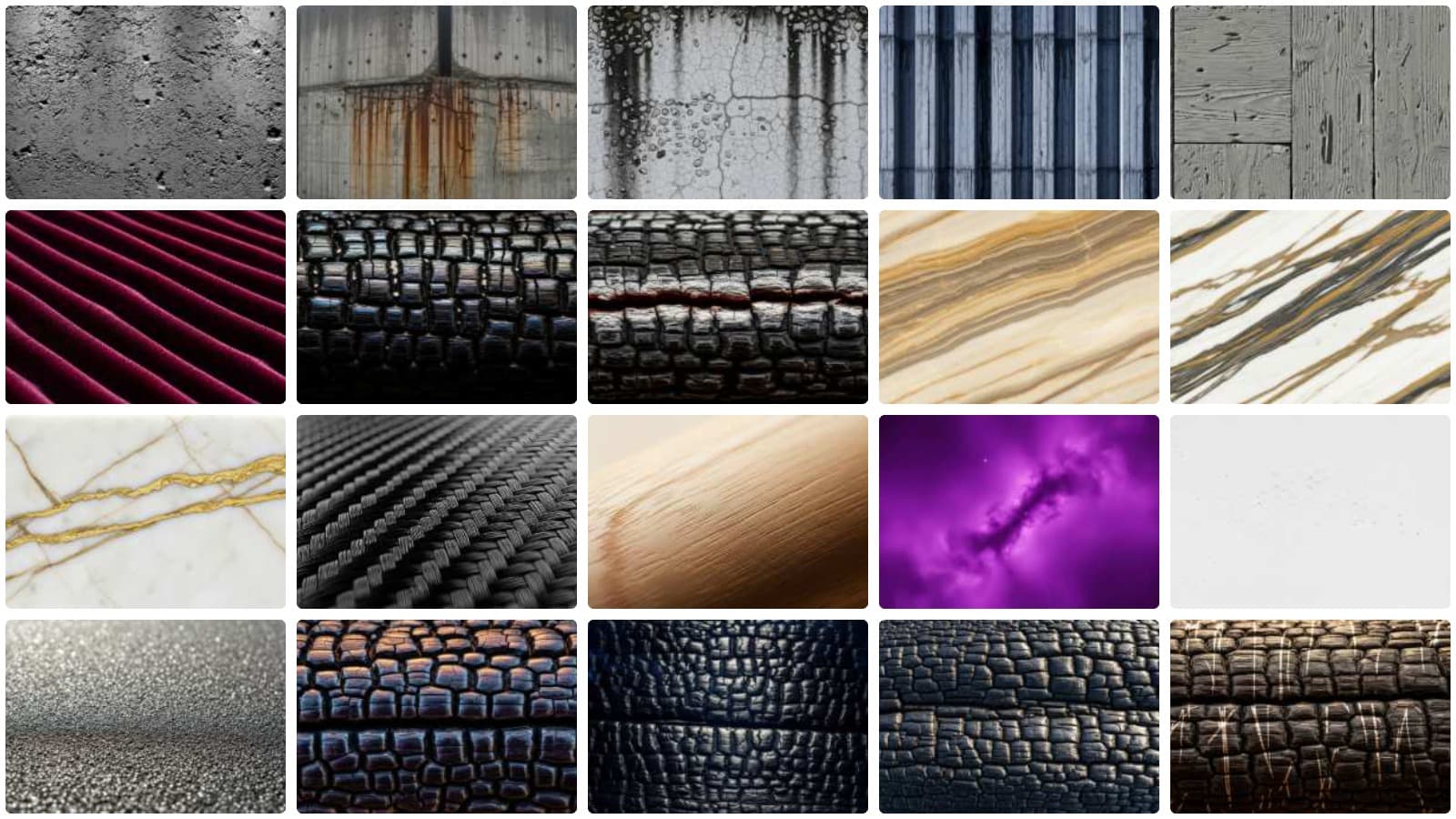 Elemental Surface Textures