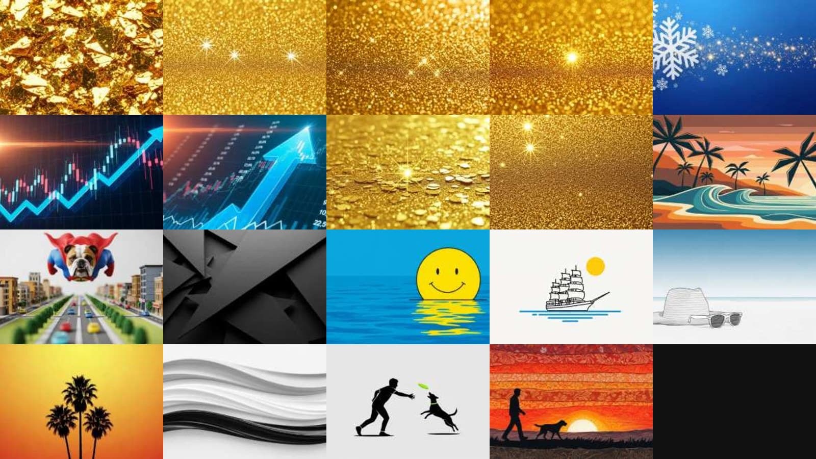 Gold Graphic Elements Collection Vol. 2