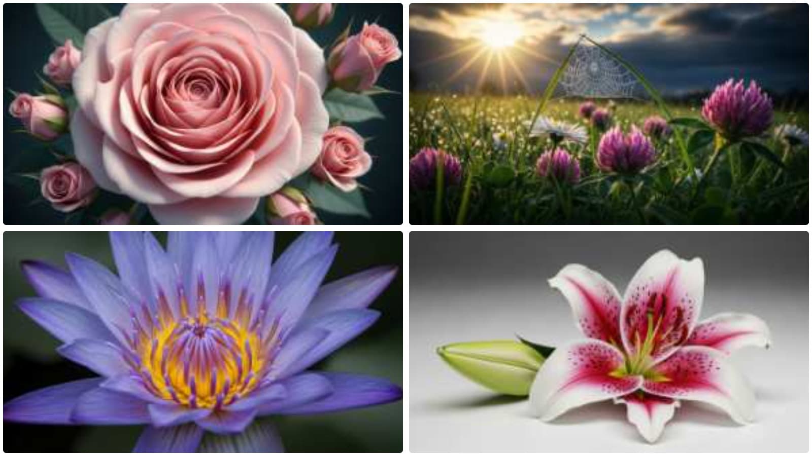 Luminous Morning Flower Details