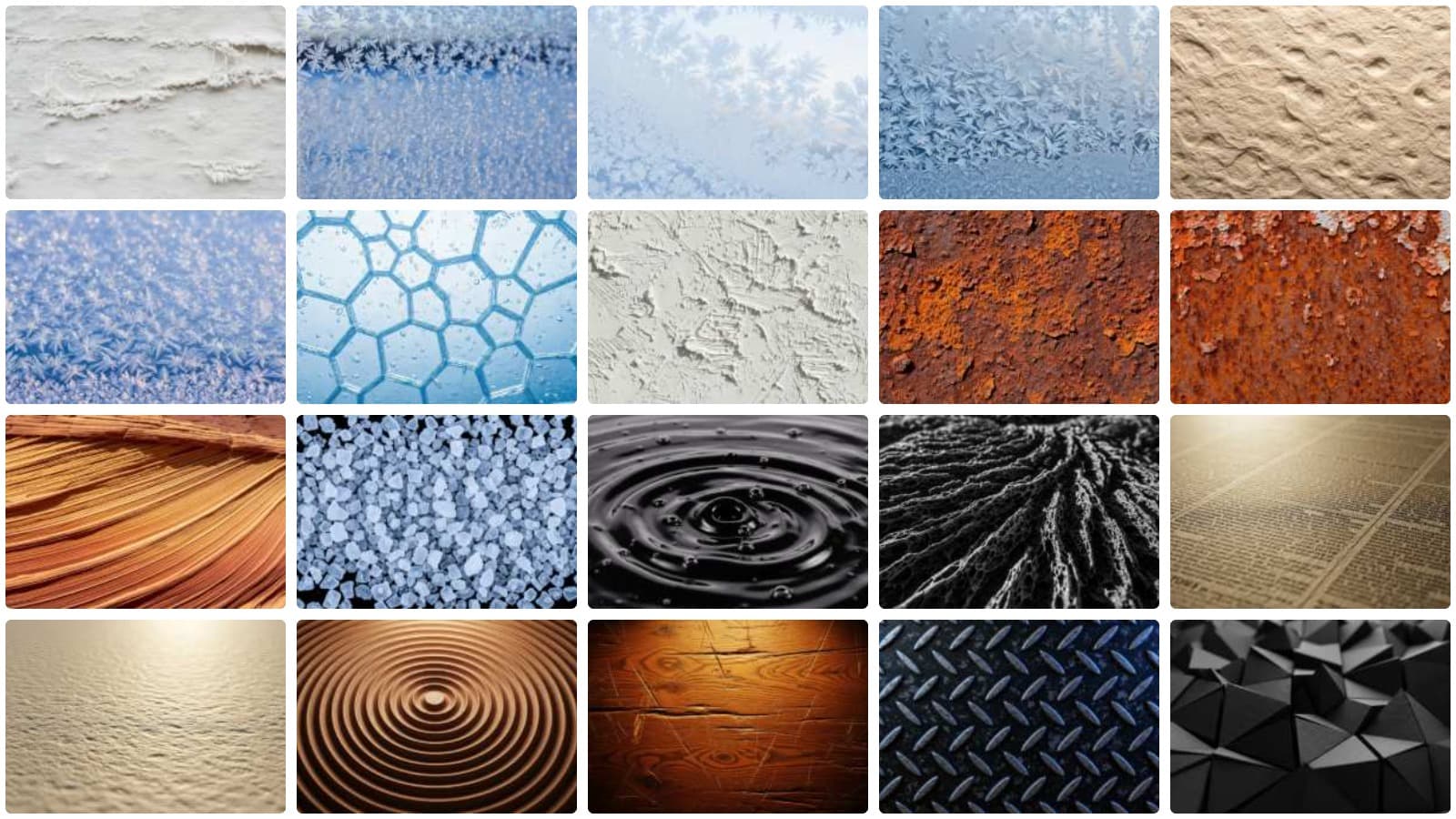 Macro Textures: Nature & Industry