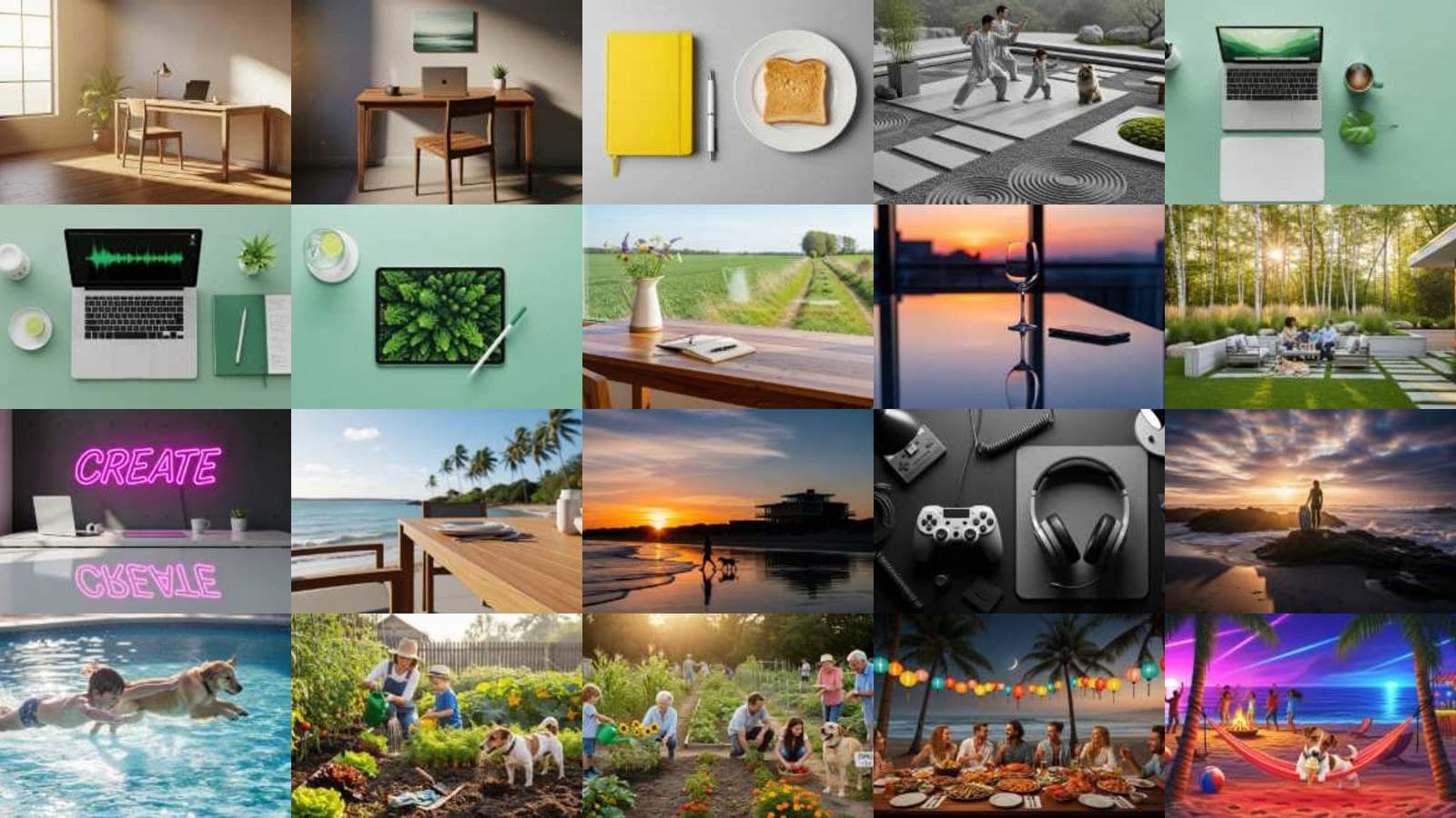 Modern Desk Living Collection Vol. 2