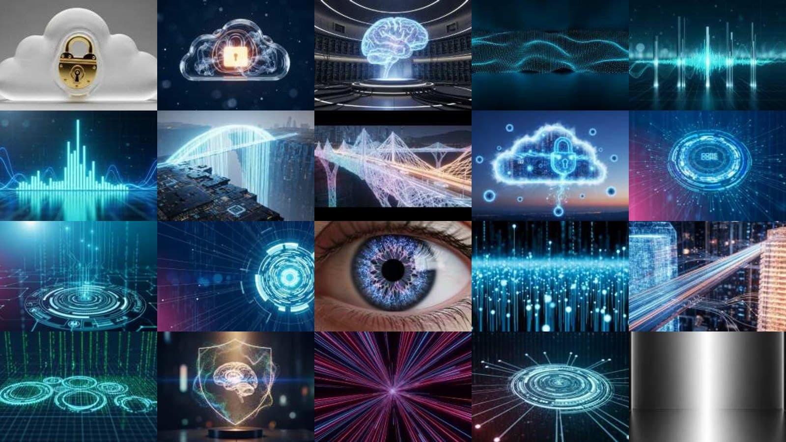 Modern Futuristic Technology Set