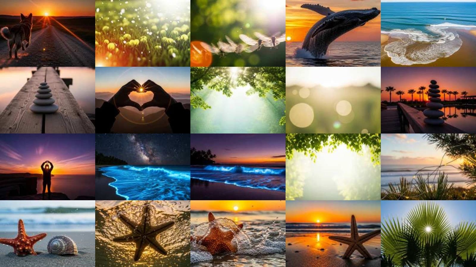 Sunset Water Nature Pack